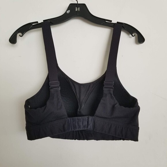 Under Armour Black Eclipse High Impact Sports Bra Hook And Loop Back Closure - Picture 6 of 16